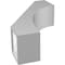 Ekena Millwork 5 1/2-in. W x 14-in. D x 22-in. H Westlake Architectural Grade PVC Knee Brace BRCP055X14X22WTL - alternate 6